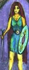 Original art of Boudica